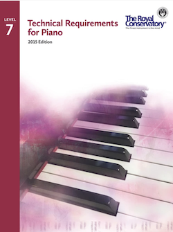 RCM piano technical requirements book